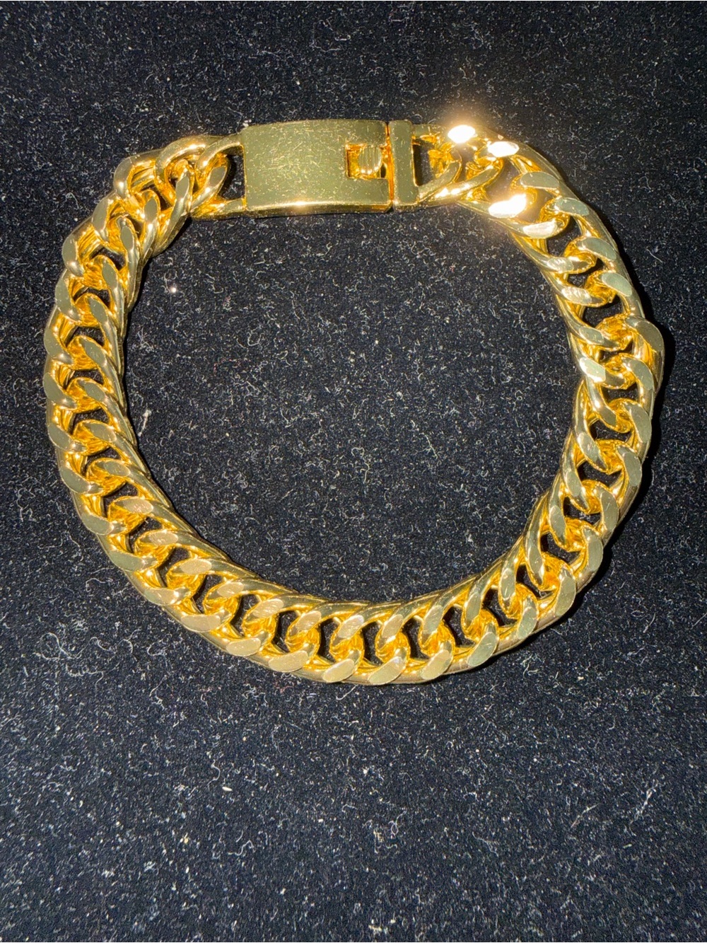 Gold Cuban Link Bracelet - Men Accessories